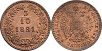 Kaisertum Österreich 5/10 Kreuzer Franz Joseph I. 1848-1916 -