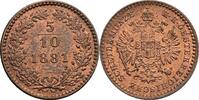 Kaisertum Österreich 5/10 Kreuzer Franz Joseph I. 1848-1916 -