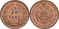 Kaisertum Österreich 5/10 Kreuzer Franz Joseph I. 1848-1916 -