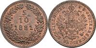 Kaisertum Österreich 5/10 Kreuzer Franz Joseph I. 1848-1916 -