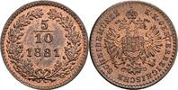 Kaisertum Österreich 5/10 Kreuzer Franz Joseph I. 1848-1916 -