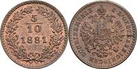 Kaisertum Österreich 5/10 Kreuzer Franz Joseph I. 1848-1916 -