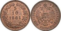Kaisertum Österreich 5/10 Kreuzer Franz Joseph I. 1848-1916 -