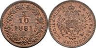 Kaisertum Österreich 5/10 Kreuzer Franz Joseph I. 1848-1916 -