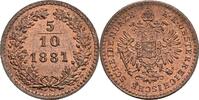 Kaisertum Österreich 5/10 Kreuzer Franz Joseph I. 1848-1916 -