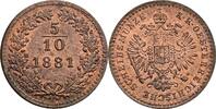 Kaisertum Österreich 5/10 Kreuzer Franz Joseph I. 1848-1916 -