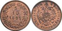 Kaisertum Österreich 5/10 Kreuzer Franz Joseph I. 1848-1916 -