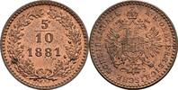 Kaisertum Österreich 5/10 Kreuzer Franz Joseph I. 1848-1916 -