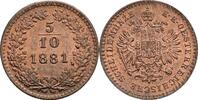 Kaisertum Österreich 5/10 Kreuzer Franz Joseph I. 1848-1916 -