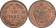 Kaisertum Österreich 5/10 Kreuzer Franz Joseph I. 1848-1916 -