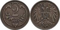 Österreich, Kaiser Franz Joseph I. 2 Heller -
