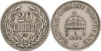 Österreich, Kaiser Franz Joseph I. 20 Filler -