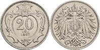 Österreich, Kaiser Franz Joseph I. 20 Heller -