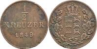 Württemberg 1/2 Kreuzer Wilhelm I. 1816-1864 -