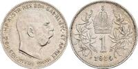 Kaisertum Österreich 1 Krone Franz Joseph I. 1848-1916 -