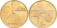 Polen 2 Zlote 25 Jahre Pontifikat Papst Johannes Paul II. -
