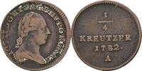 RDR Habsburg 1/4 Kreuzer Joseph II. als Alleinregent 1780-1790 -