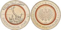 Deutschland 5 Euro Subtropische Zone /mit Polymerring -