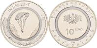 Deutschland 10 Euro In der Luft - lichtdurchlässiger Polymerring -