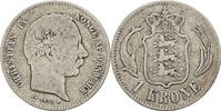 Dänemark 1 Krone Christian IX. 1863-1906 -
