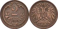 Österreich, Kaiser Franz Joseph I. 2 Heller -