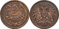 Österreich, Kaiser Franz Joseph I. 2 Heller -