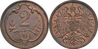 Österreich, Kaiser Franz Joseph I. 2 Heller -