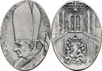 Italien-Kirchenstaat Vatikan Ovale Silbermedaille Papst Paul VI. -