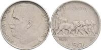 Italien 50 Centesimi Vittorio Emanuele III. -