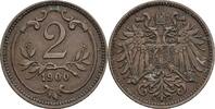 Kaisertum Österreich 2 Heller Franz Joseph I. 1848-1916 -