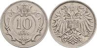 Kaisertum Österreich 10 Heller Franz Joseph I. 1848-1916 -
