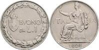Italien 1 Lira Vittorio Emanuele III. -