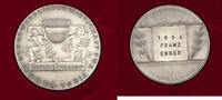 Österreich, Tirol versilberte Bronzemedaille Kammer der gewerblichen Wirtschaft für Tirol - Für Treue und Mitarbeit -