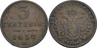 Kaisertum Österreich 3 Centesimi Franz Joseph I. 1848-1916 -