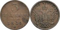 Kaisertum Österreich 3 Centesimi Franz Joseph I. 1848-1916 -