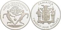 Jamaika 25 Dollars Fussball WM Mexiko 1986 -