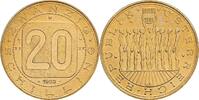 Österreich, 2. Republik 20 Schilling Männergruppe -