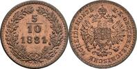 Kaisertum Österreich 5/10 Kreuzer Franz Joseph I. 1848-1916 -