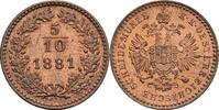 Kaisertum Österreich 5/10 Kreuzer Franz Joseph I. 1848-1916 -