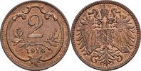 Kaisertum Österreich 2 Heller Franz Joseph I. 1848-1916 -