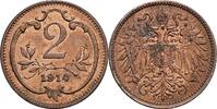 Kaisertum Österreich 2 Heller Franz Joseph I. 1848-1916 -
