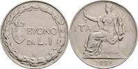 Italien 1 Lira Vittorio Emmanuele III. -