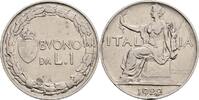 Italien 1 Lira Vittorio Emmanuele III. -