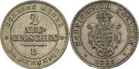 Sachsen 2 Neue Groschen Johann 1854-1873 -