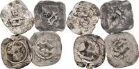 Bayern Lot 4 Stück Pfennige Heinrich IV. 1393-1450 -