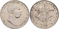 Kaisertum Österreich Franz Joseph 1 Krone Regierungsjubiläum Franz Joseph I. 1848-1916 -