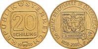 Österreich, 2. Republik 20 Schilling 150 Jahre Österreichische Briefmarke -