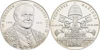 Silbermedaille 2005 Vatikan Gedenken an Papst Johannes Paul II. PP in Kapsel