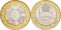 Österreich, 2. Republik 50 Schilling Wiener Secession -