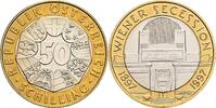 Österreich, 2. Republik 50 Schilling Wiener Secession -